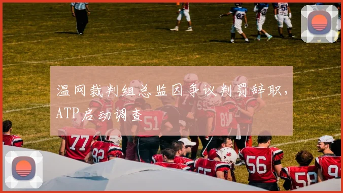 温网裁判组总监因争议判罚辞职,ATP启动调查